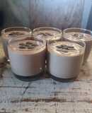 Mousse de plátano con chocolate amargo