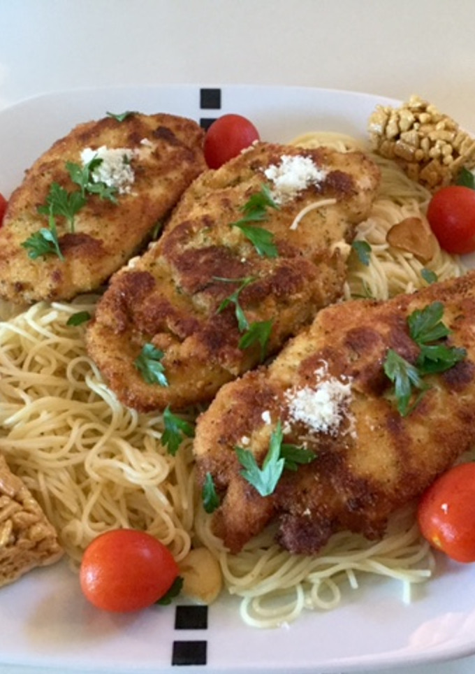 Una foto de Libritos de pollo con cereales