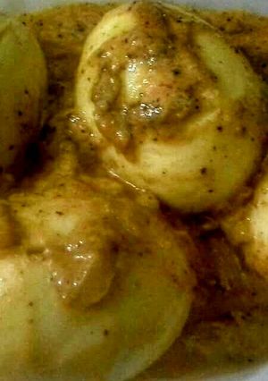 A picture of Egg with Coconut Milk/Egg Malaicurry.