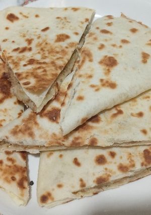 صورة لوصفة مثلثات التورتيلا