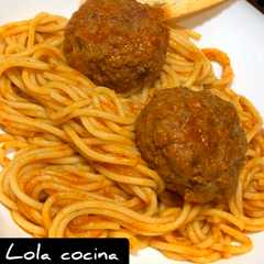 A picture of Spaghetti with Chipotle Meatballs 🧡.