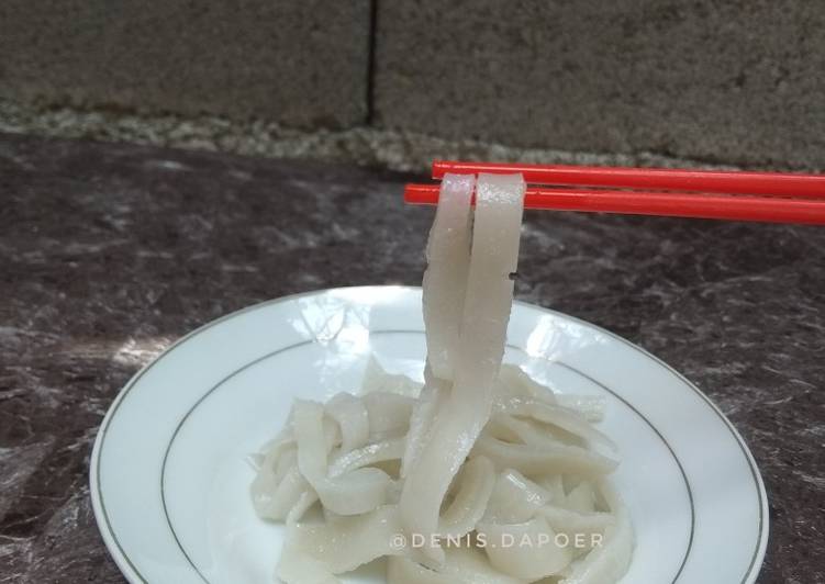 Cara Membuat Kwetiau Homemade (Chinese rice cake) Anti Gagal
