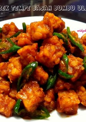 Foto resep Orek Tempe Basah Bumbu Ulek