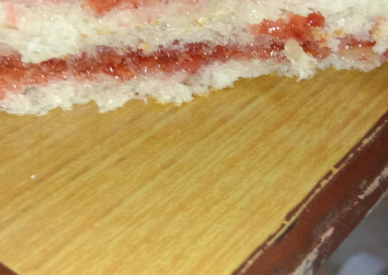 Bread jam sandwich