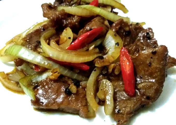 Resep Daging sapi lada hitam oleh Tias Ayu Legacy - Cookpad