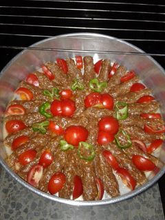 صورة لوصفة كباب بالفرن