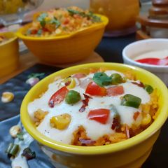 A picture of Cheesy rice bowl.
