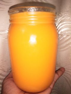 Mango,banana and pawpaw smoothie ainihin hoton girkin