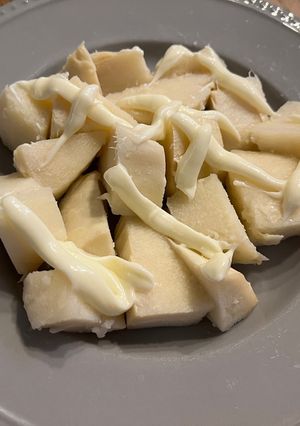 零失敗電鍋蒸綠竹筍 的食譜成品照片