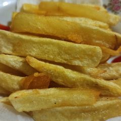 A picture of Home Made French Fries.