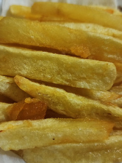 A picture of Home Made French Fries.