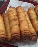 Chicken and Vegetable Spring Rolls