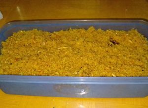 Foto resep Serundeng Kelapa Wangi Gurih Manis Teri Nasi