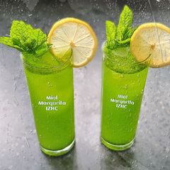 A picture of 🌿🍸Mint Margarita(non alcoholic)🍸🌿.