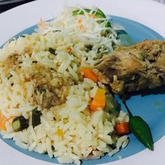 A picture of Colourful rice.