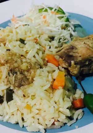 A picture of Colourful rice.