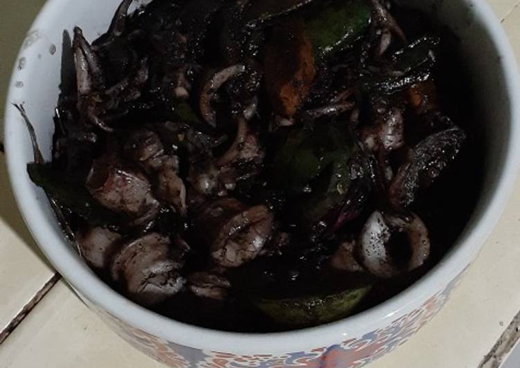 Resep Tumis Cumi Hitam Yang Mudah