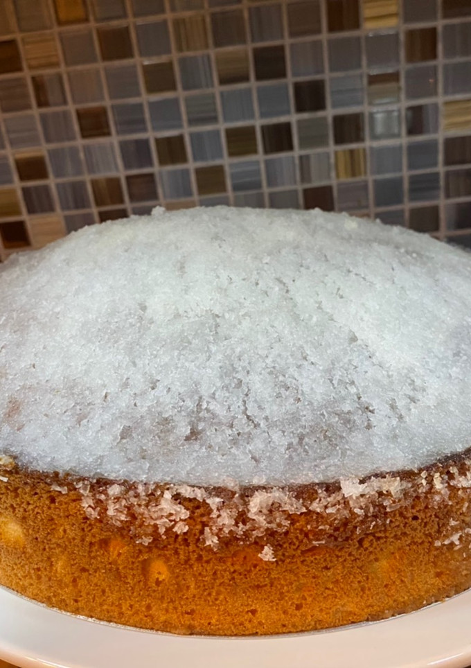 Una foto de Torta húmeda de vainilla y coco 🥥
