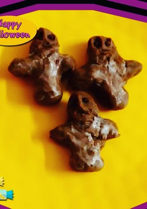 A picture of Chocolate dolls.