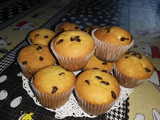 Muffins de limón con chispas sin manteca