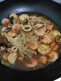 Foto resep Seafood & tofu telur asam manis pedas