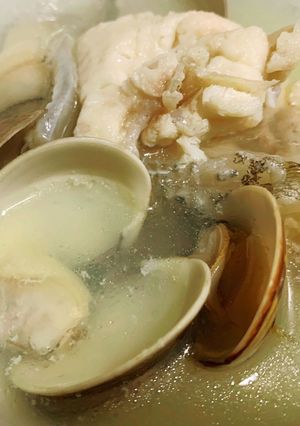 龍膽石斑の蛤蜊湯 的食譜成品照片