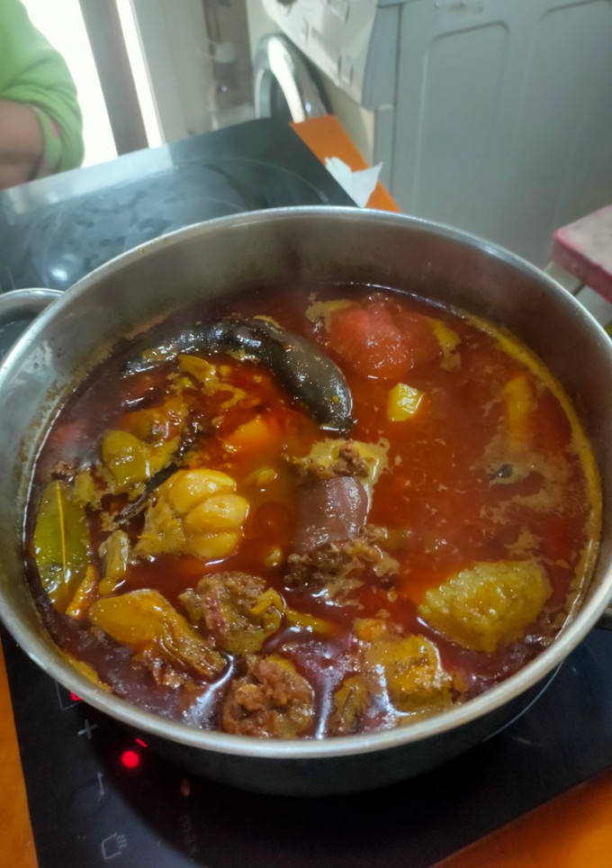 Una foto de Alubias negras con Arroz del día anterior