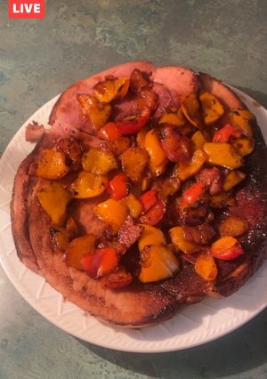A picture of Ham-steak.🙂.