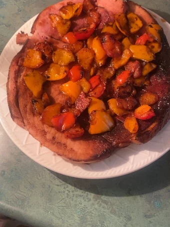 Easy Steps to Prepare Recipe Ham-steak.🙂 that is Awesome, Tasty}