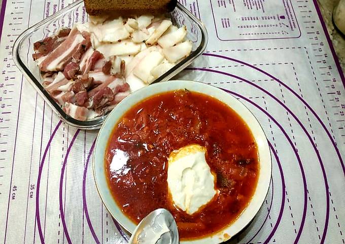 Samyj Vkusnyj Borsh Na Kurochke Poshagovyj Recept S Foto Avtor Recepta Inna Vasileva Cookpad