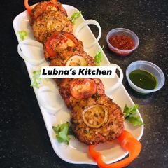 Chicken chapli kabab A picture of Chicken chapli kabab.