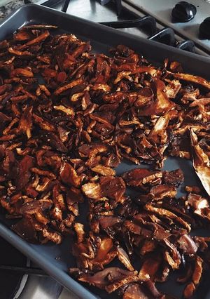A picture of Vegan "Beef" Jerky.