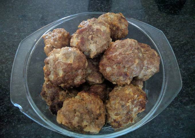 Recipe of Super Quick Homemade Oven baked meat balls - New Recipes to try at home