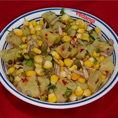A picture of Corn and Sweet Potato Salad.