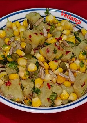 A picture of Corn and Sweet Potato Salad.