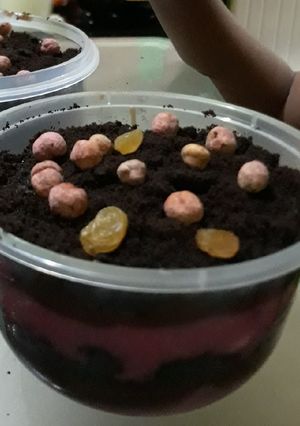 Foto resep Fla lapis oreo buah naga