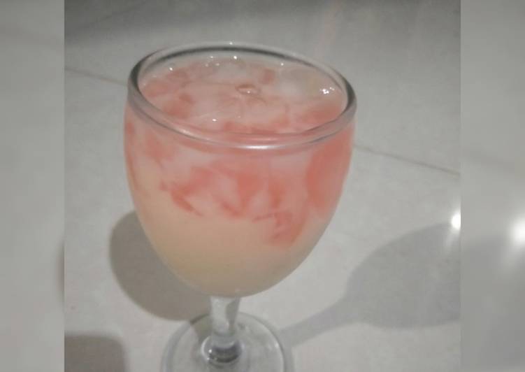 Es jelly yakult foto resep utama