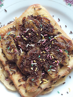 Foto resep French Toast Banana Caramel