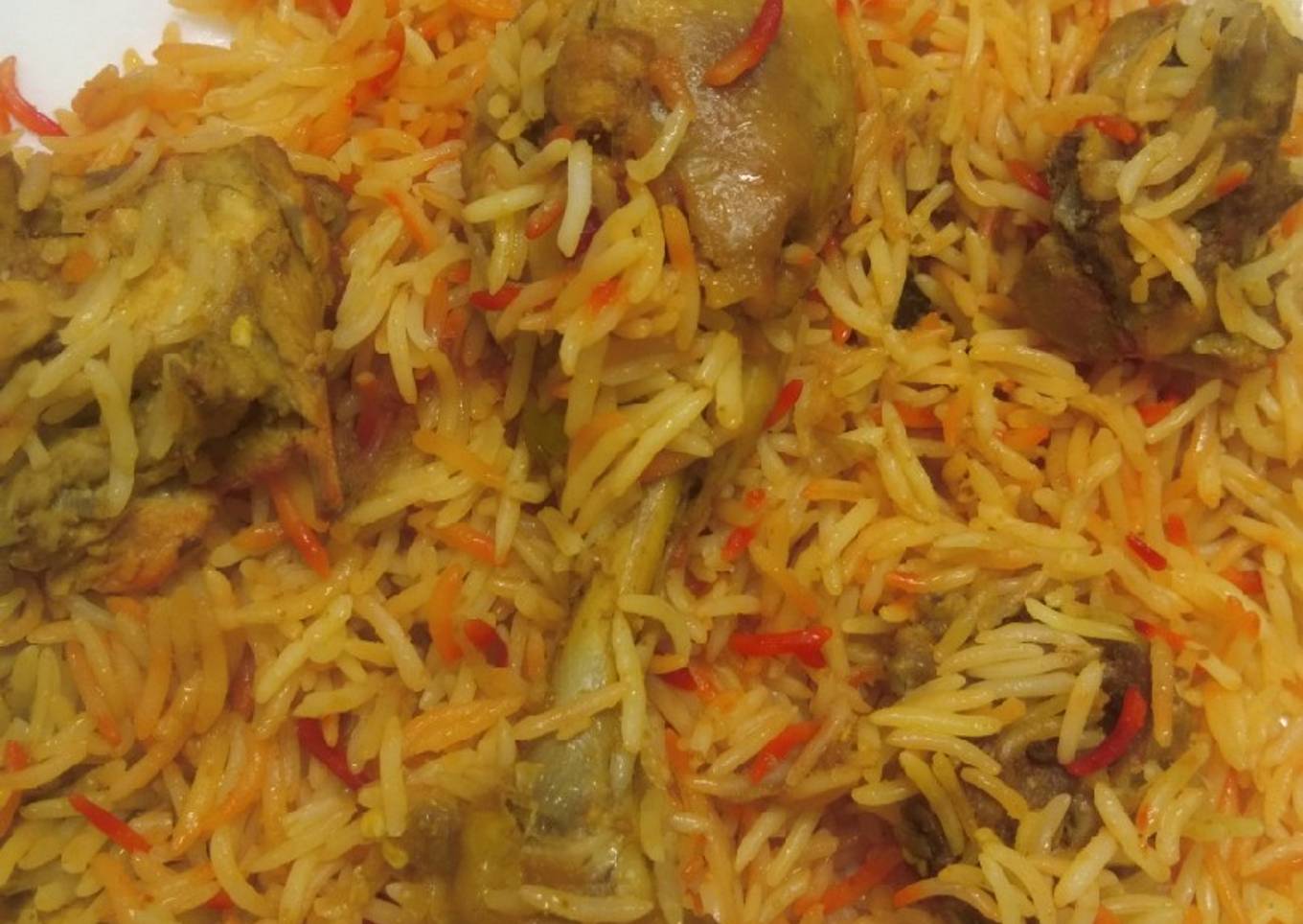 Kashmiri chicken biryani