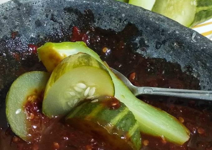 Resep Sambal Petis Bendoyo/labu Siam Resep Sambal Petis Bendoyo/labu Siam