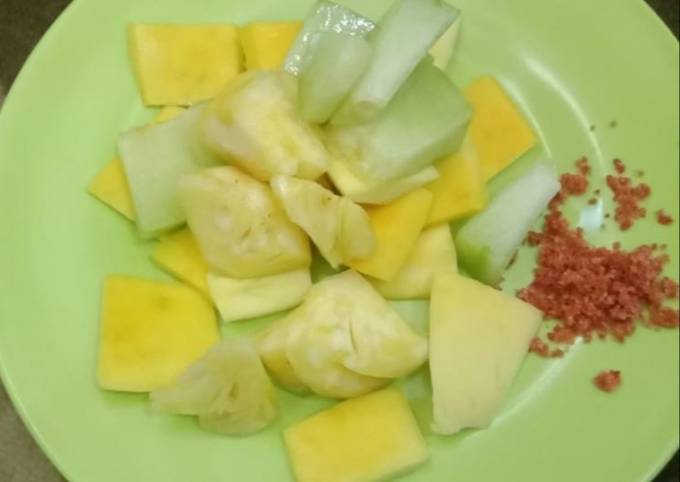 Rujak cocol sederhana