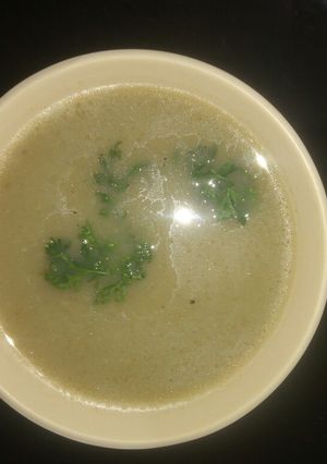 A picture of Lauki ka soup.