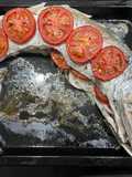 Merluza austral rellena al horno