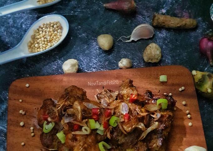 Cara Membuat 95. Sate Ayam Bumbu Santan Kari.. enak tanpa msg Ekonomis Untuk Jualan