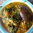 Ogbono with okro soup