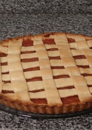 Una foto de Pasta frola de membrillo sin manteca