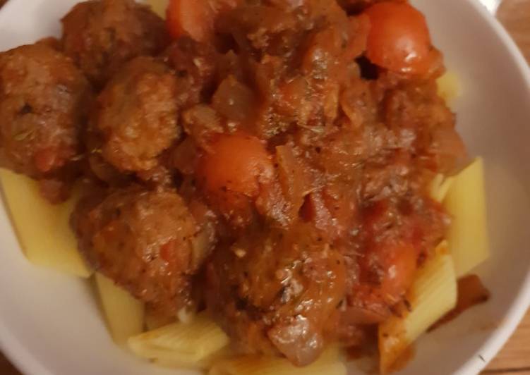 Recipe of Favorite Penne and Meatballs