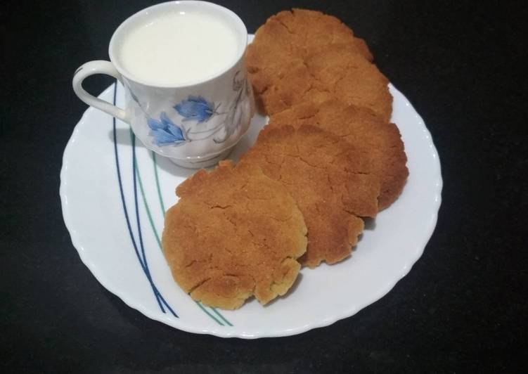 Recipe of Super Quick Homemade Wheat Flour Custard Biscuits