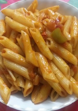 A picture of Penne Pasta.