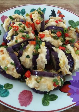 Foto resep Steamed Bakso terong / pare / tahu